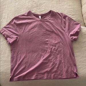 lululemon athletica Mauve Short Sleeve Tee